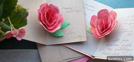 Beautiful Pop-Up Garden Greeting Card