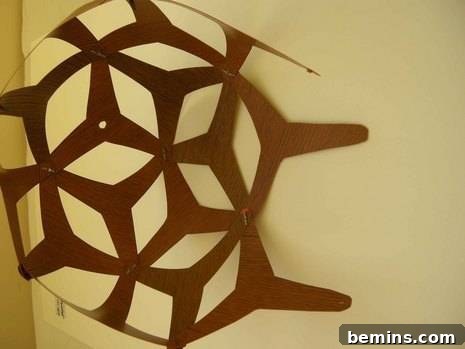 DIY Coral Pendant Lamp Shaping the Sphere
