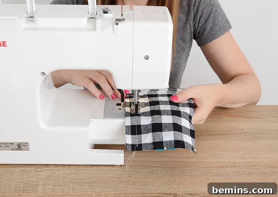 DIY Aromatherapy Eye Pillow | Step 8 - Attaching Elastic