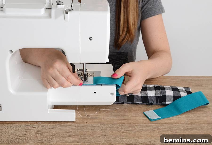 DIY Aromatherapy Eye Pillow | Step 9 - Attaching Velcro