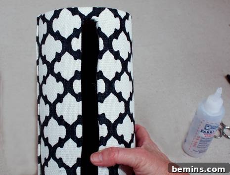 Folding the Ribbon Slot Fabric