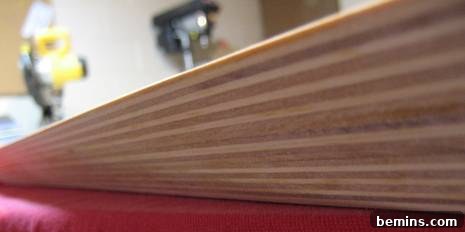 a plywood in the picture