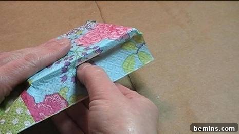 Removing Excess Paper from Tile