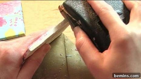 Sanding Edges of Tile Coaster