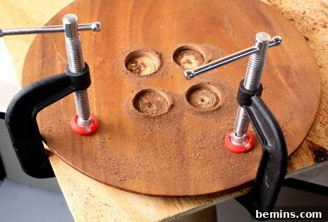 Polishing the Tray