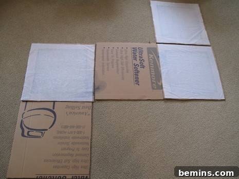 Creating a Budget-Friendly Foldable Light Box 4 Attach tissue paper to cardboard frames