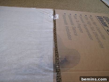 Creating a Budget-Friendly Foldable Light Box 9 Reinforcing the hinges with tape