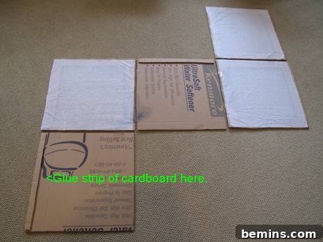 Creating a Budget-Friendly Foldable Light Box 10 Adding a poster board stop