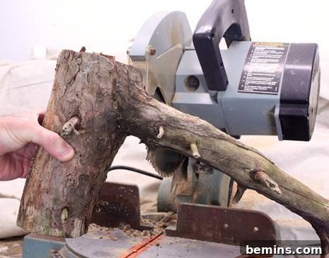 Rustic Branch Coasters 3 Collection of finished tree limb wood coasters with beverages