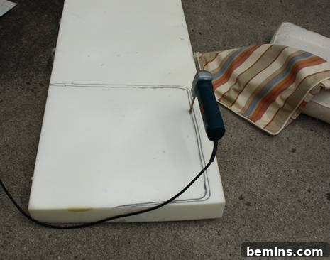 Cutting Out the Foam Insert