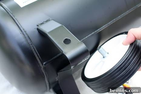 Setting Up Your Air Compressor for Optimal Tool Performance 7 Wrapping Outlet with Teflon Tape