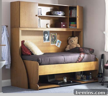 Study Bed in Bed Mode