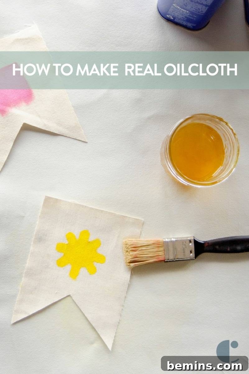 How to make real, authentic oilcloth