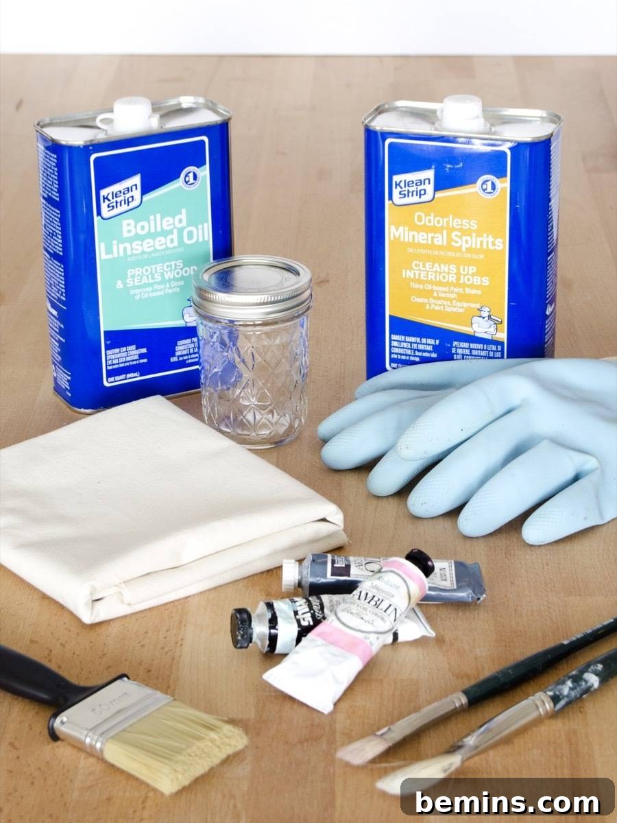 What you'll need to make genuine oilcloth