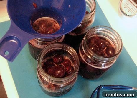 Cherries Boiling in White Grape Juice