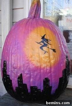 Creative Pumpkin Decorating Ideas: No Carving Required 8 Bewitched Pumpkin