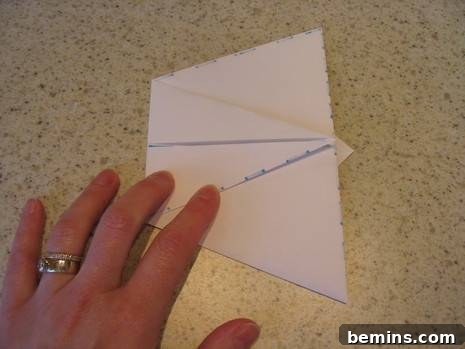 Folding a white Paper to do an Origami