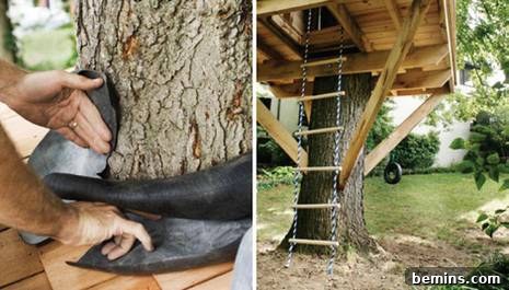 Building Your Dream Treehouse: A Backyard Adventure 3 Tree Fort Details