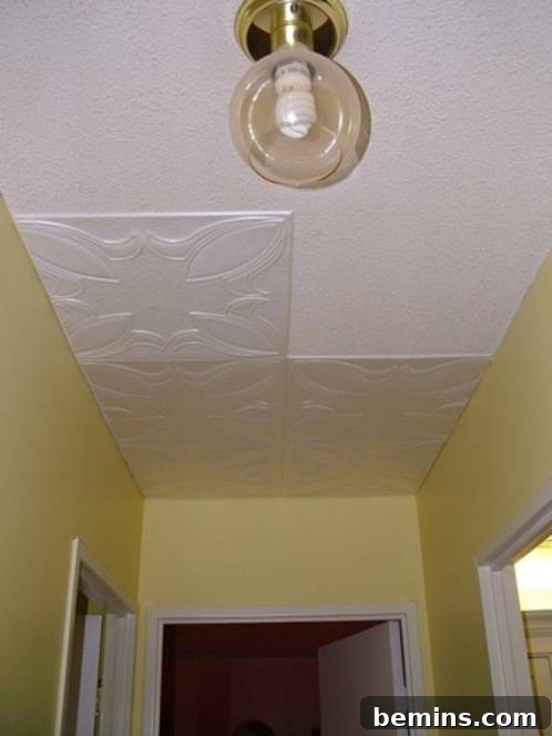 "Using a Kitchen bowls to decorate the ceiling"