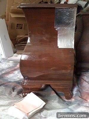 Applying Silver Leaf