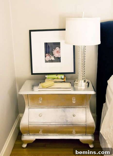 Finished Silver Leafed Furniture