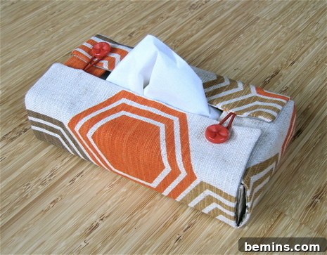 Ingenious Tissue Box Cover 2 Handmade Reversible Tissue Box Cover