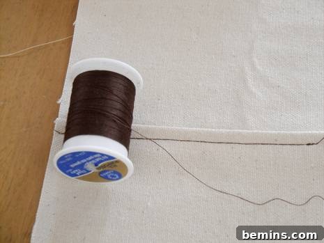 Topstitching with All-Purpose Thread