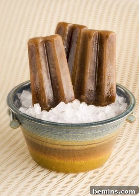 Root Beer Popsicles