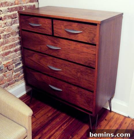 Close-up of Furniture Leg Attachment