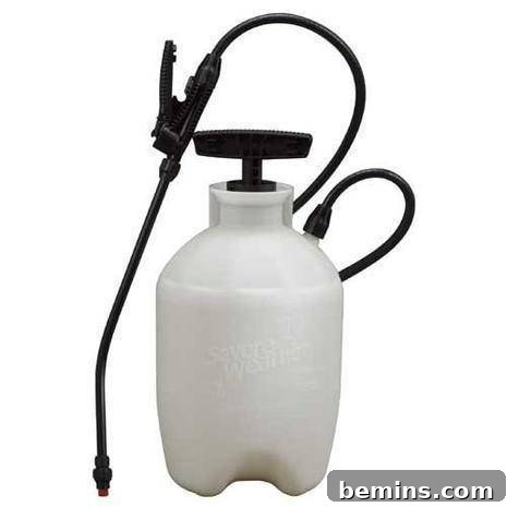 Low-Tech Pest Control 4 A spray bottle on the ground