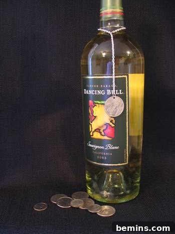"A Necklace is tied on the Bottle"