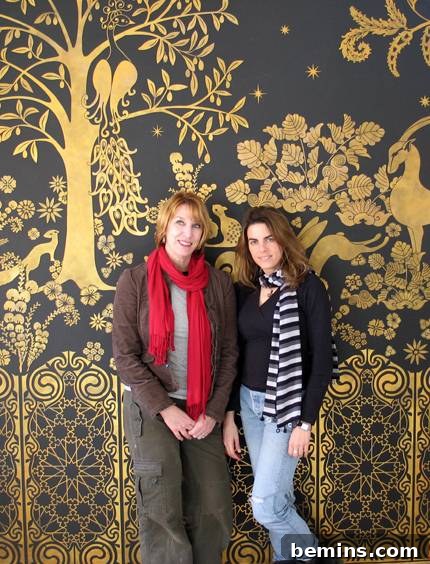 Elevate Your Space: Moroccan Stencil Design Ideas 4 Melanie and Maryam Moroccan Trip