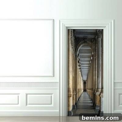 Another Stunning 3D Door Sticker Design