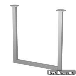 Chrome Desk Legs