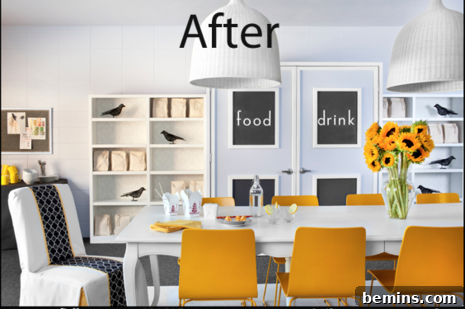 After Transformation: A Bright and Inspiring Teachers' Lounge