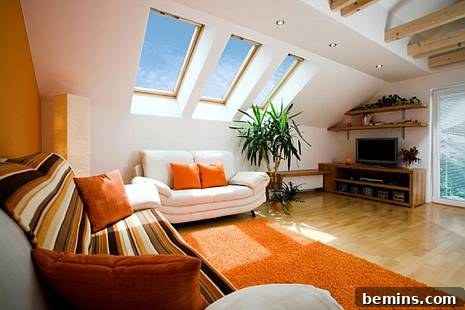 Spacious Attic Living Area