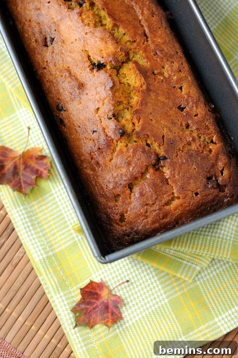 Meg's Mom's Pumpkin Bread, a moist and delicious family recipe perfect for fall entertaining and homemade gifts.