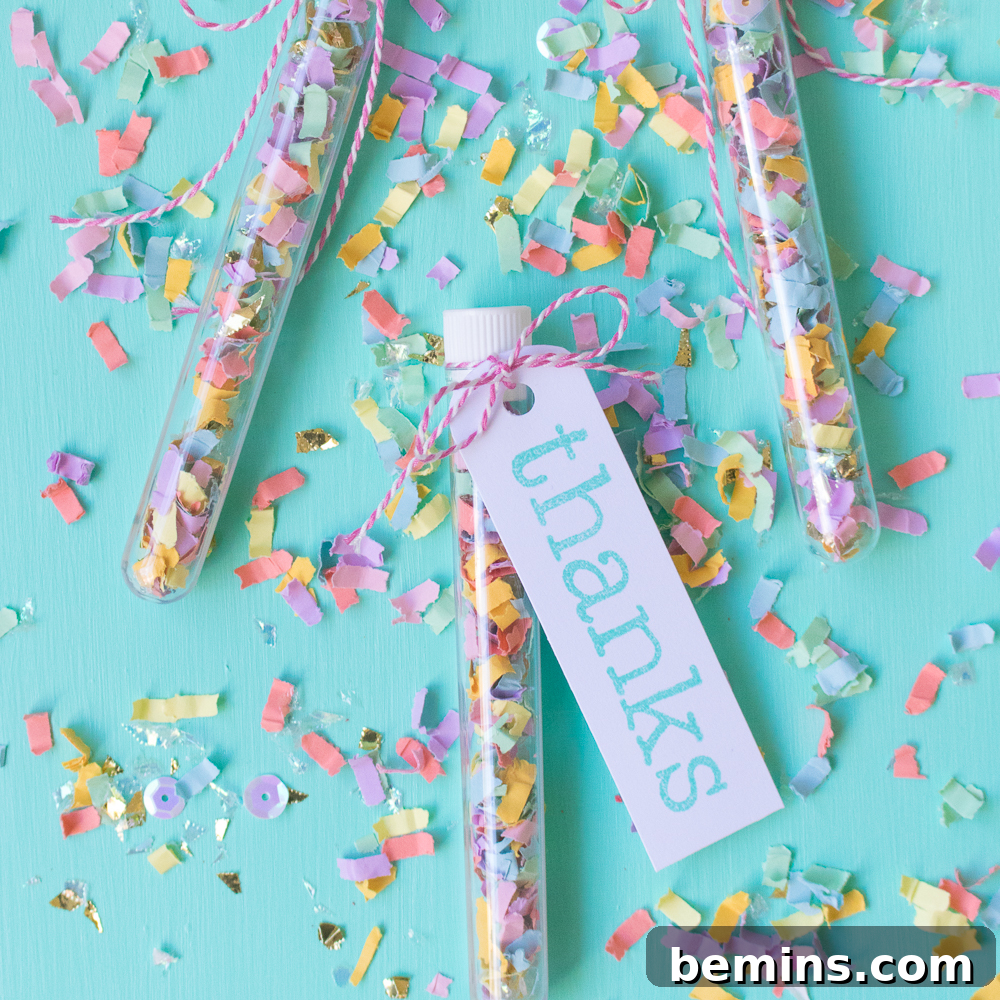 DIY Confetti Wedding Favors