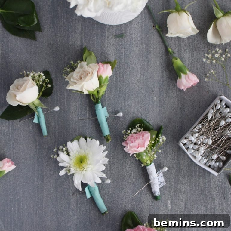 How to Make a Boutonniere