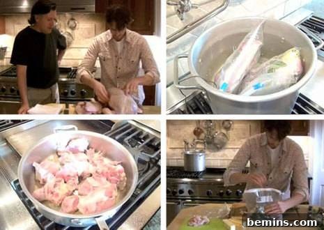 Sous vide turkey preparation