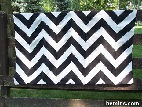 Chevron pattern inspiration for the bar makeover