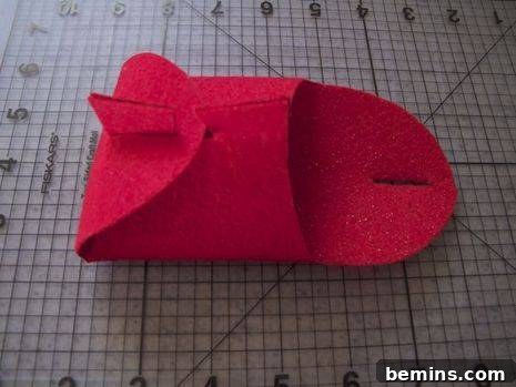 Folding the Sides of the Gift Box