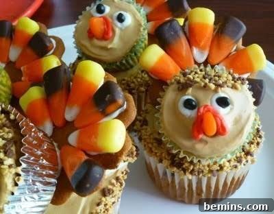 Turkey Time: 8 Delightful Thanksgiving Dishes 8 Sweets in different shapes