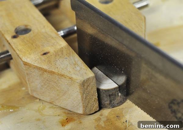 Cutting the Slot at a Slight Angle for Stability