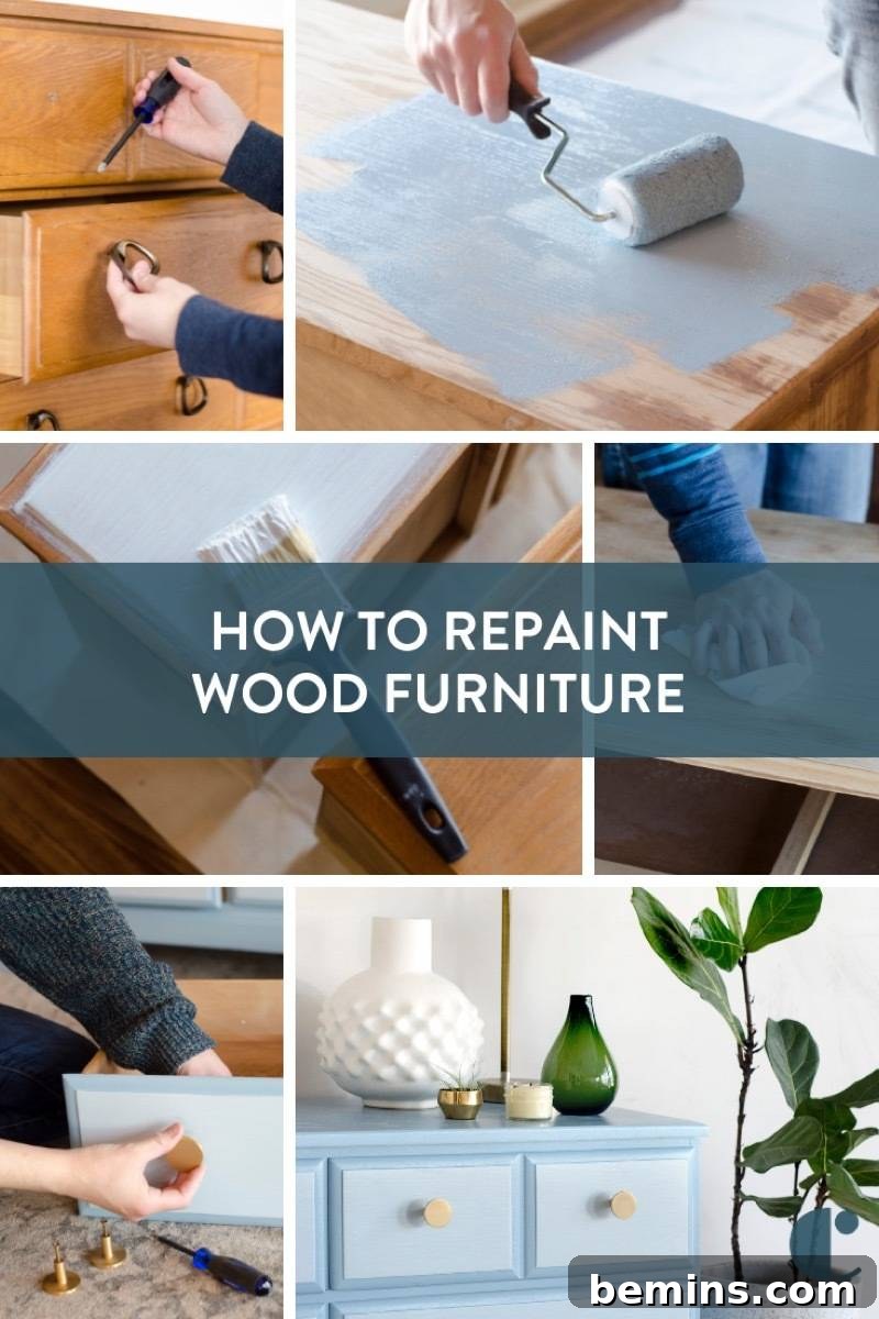 repainted furniture