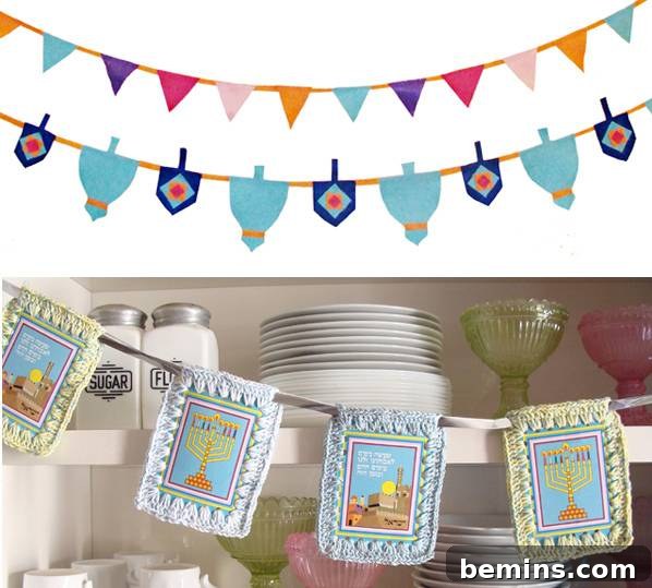 Felt and Crochet Bunting Banners