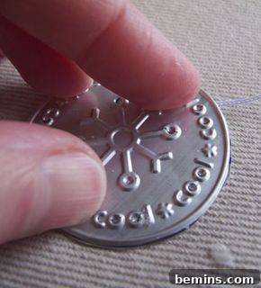 Gluing Embossed Discs Together