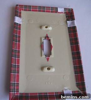 Securing Ribbon with Hot Glue