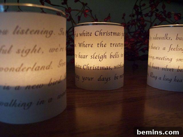 Finished Carol Candle Holders