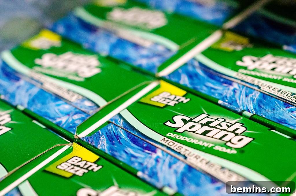 Boxes of Irish Spring Soap
